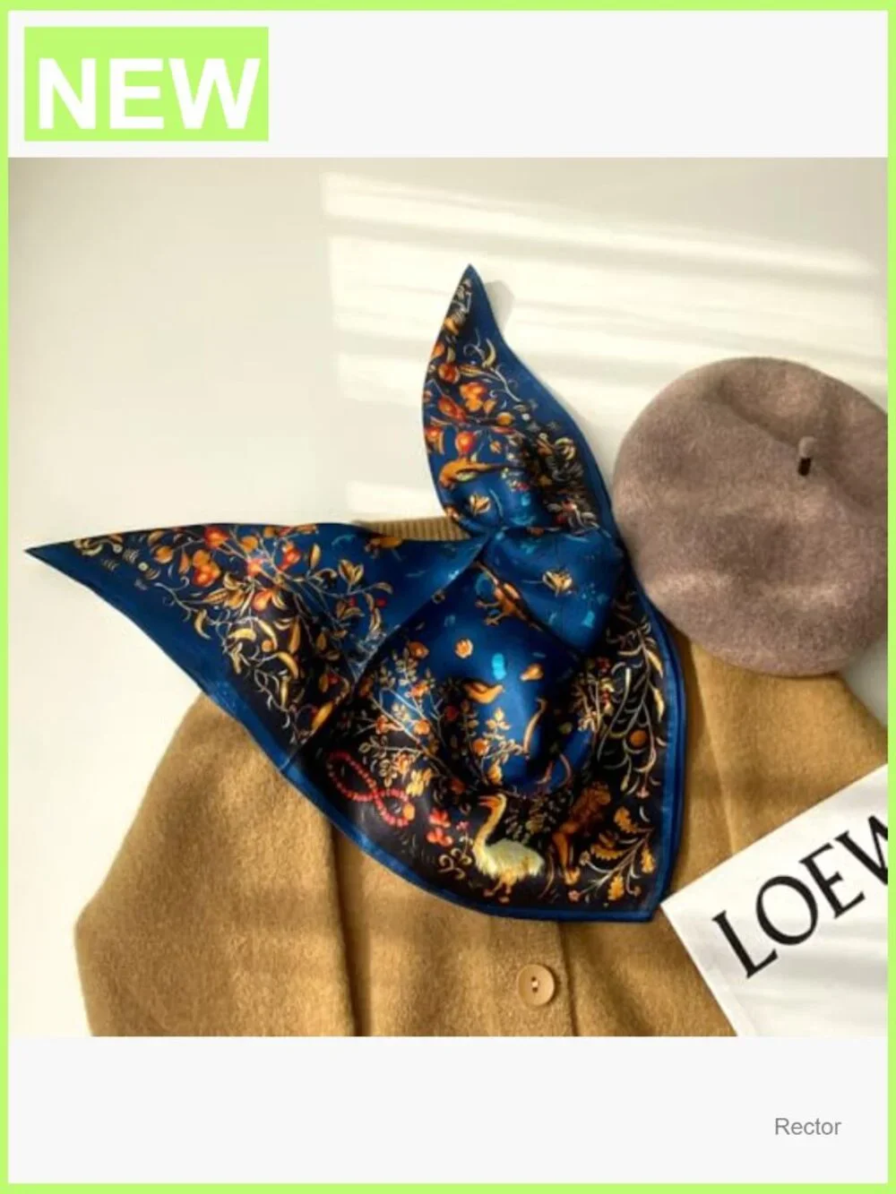 21x21in Mulberry Silk Scarf Lightweight Neckerchief Headscarf